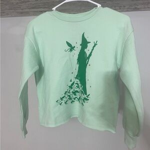 Mint Green Kids Shirt with Wizard Print